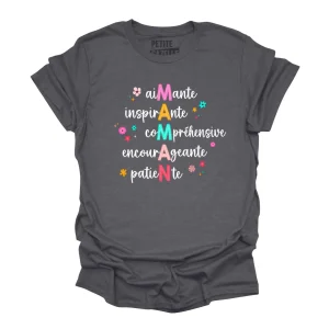 TSHIRT COL ROND | Aimante Maman
