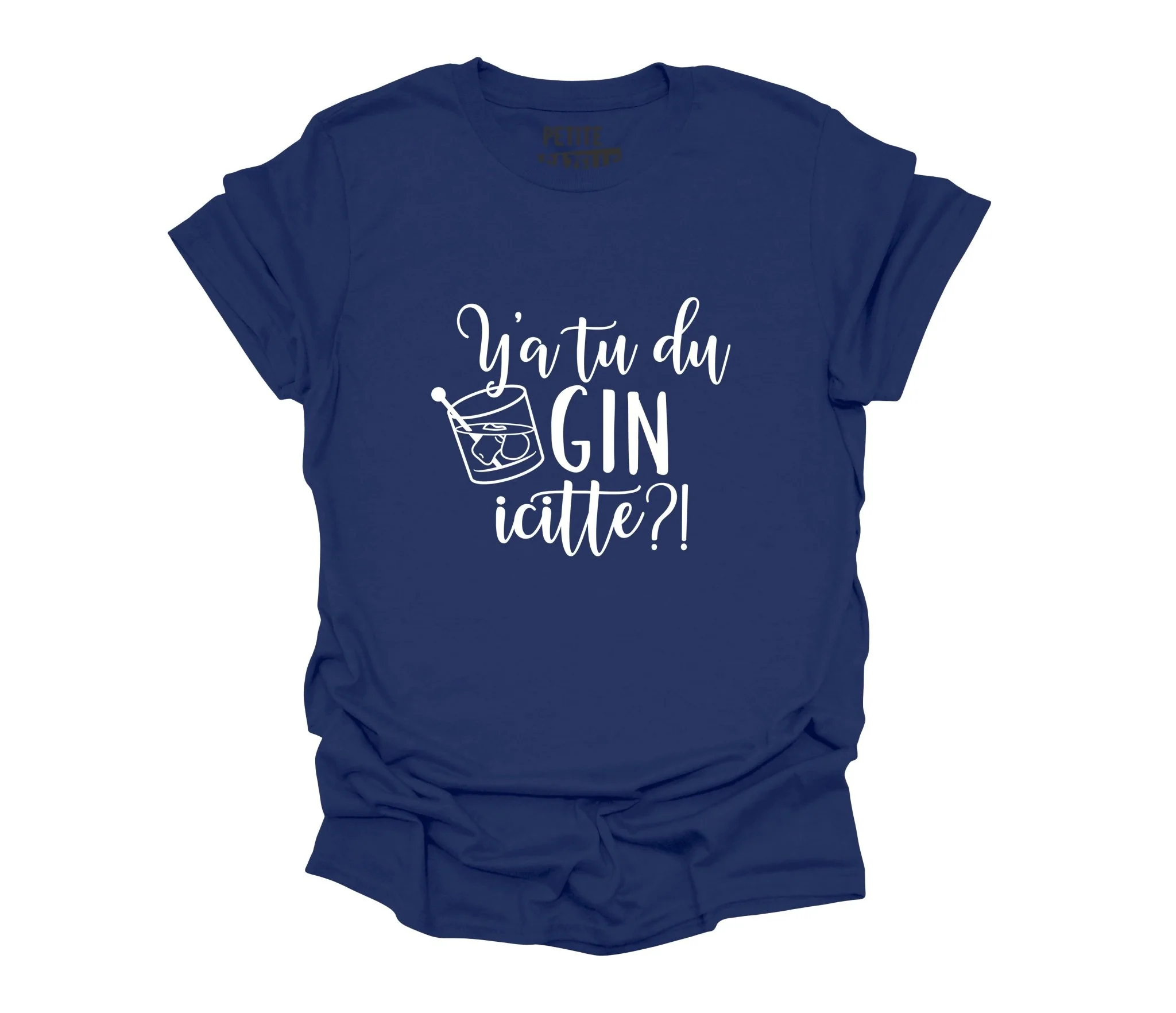 TSHIRT COL ROND | Y'a tu du gin icitte ?! – Image 3