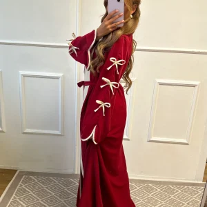 Abaya + kimono Cerise