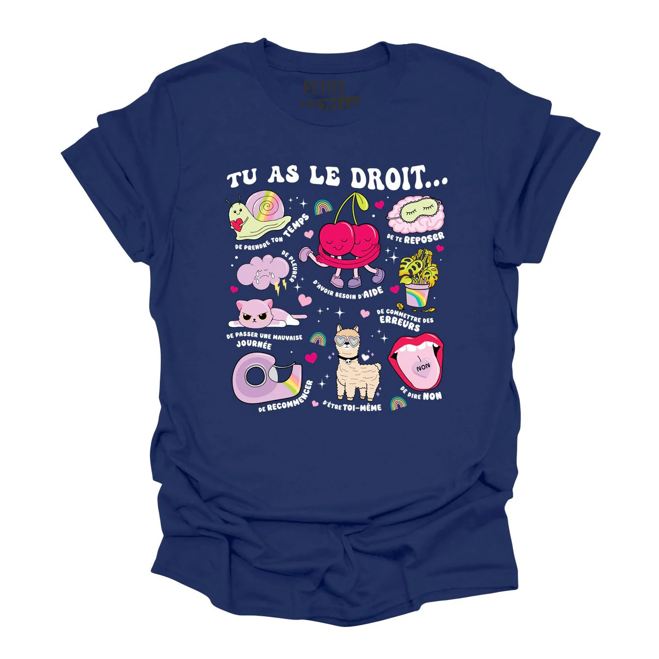 TSHIRT COL ROND | Tu as le droit ... – Image 4