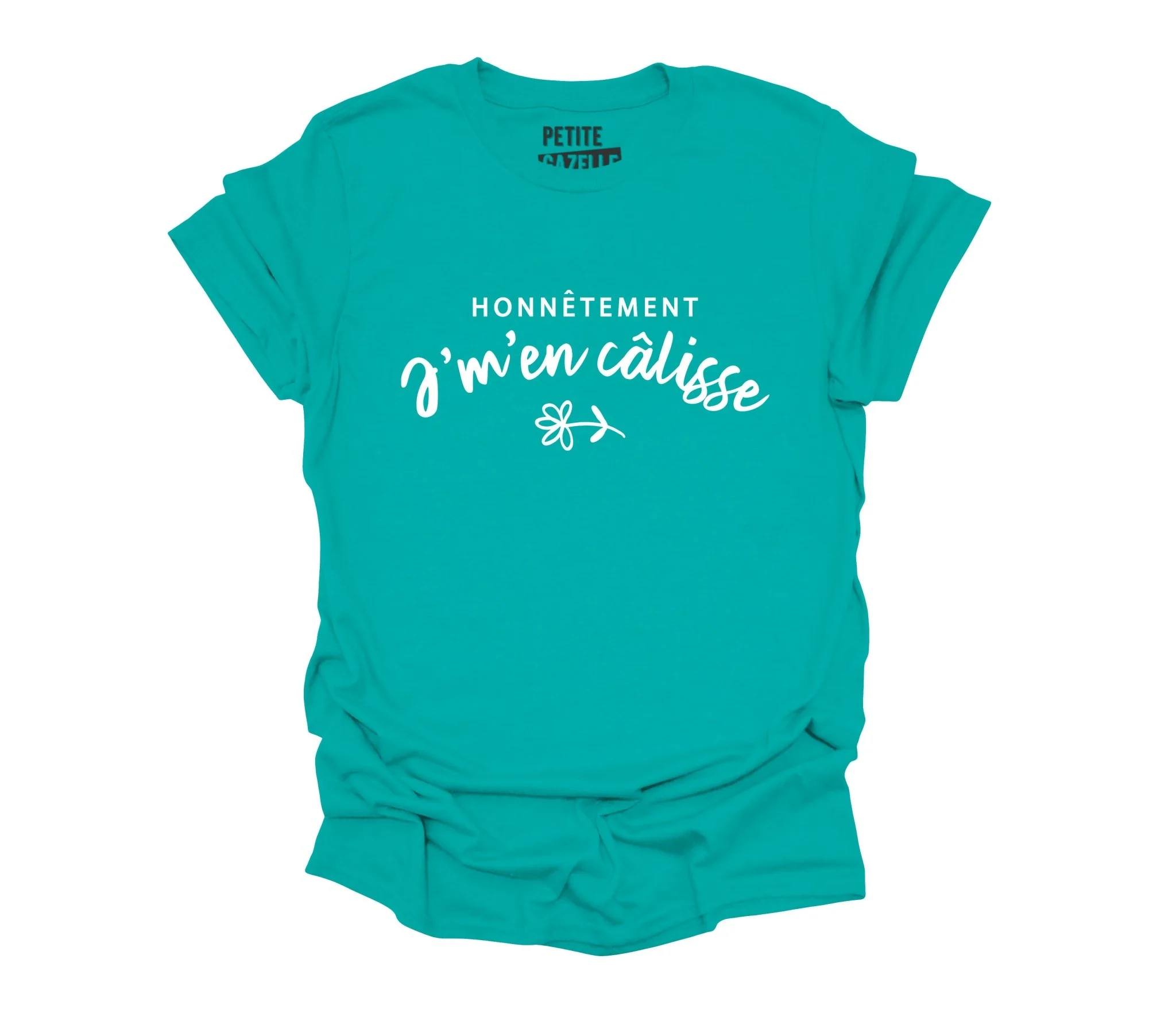TSHIRT COL ROND | Honnêtement j'm'en calisse – Image 5