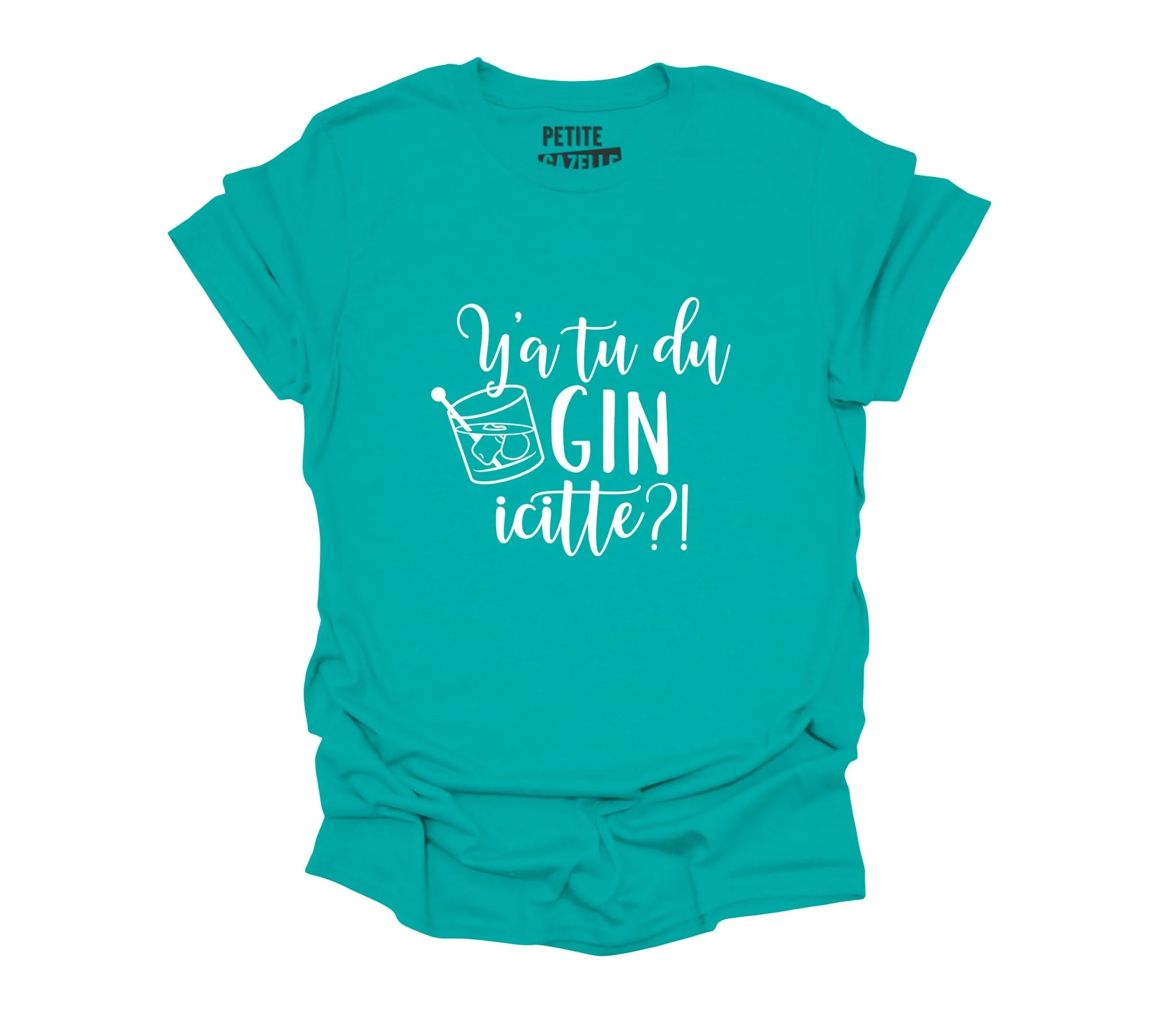 TSHIRT COL ROND | Y'a tu du gin icitte ?! – Image 5
