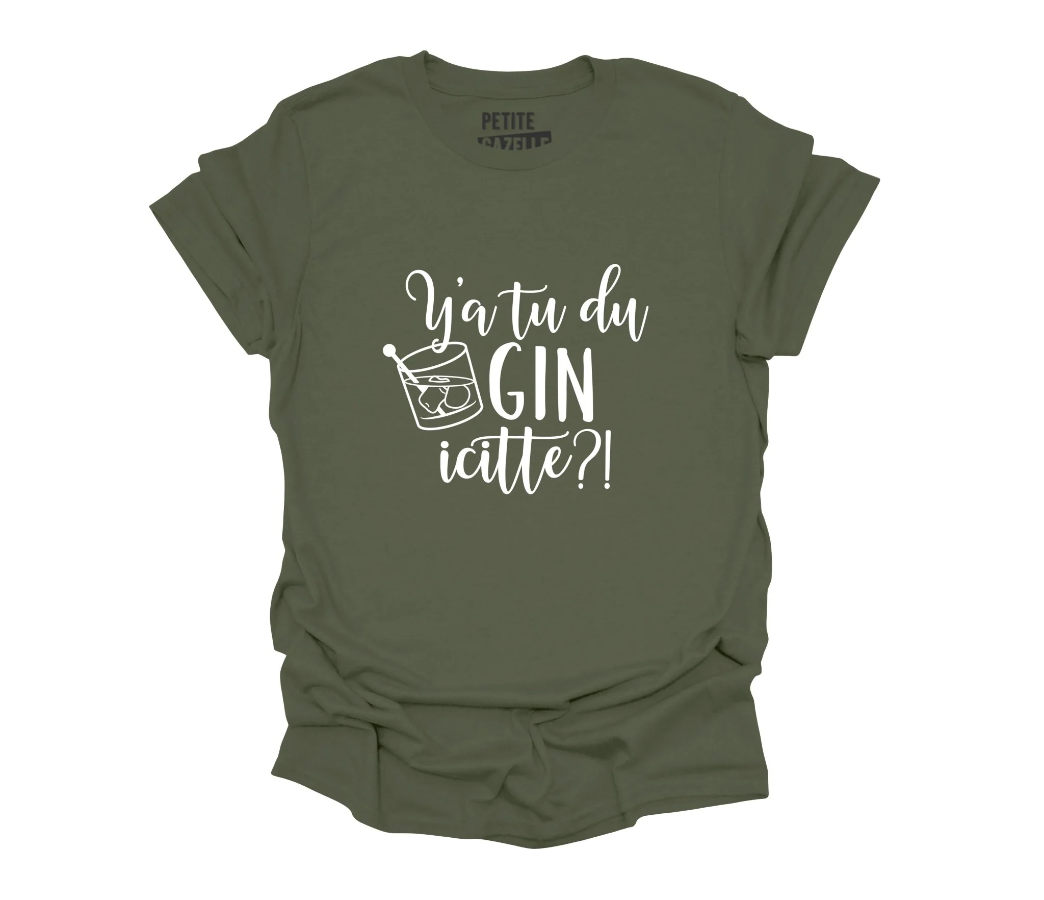 TSHIRT COL ROND | Y'a tu du gin icitte ?! – Image 6
