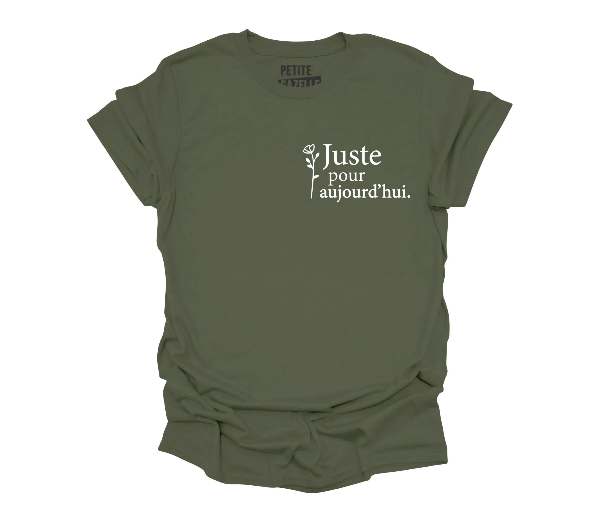 TSHIRT COL ROND | Juste pour aujourd'hui Fleur – Image 6