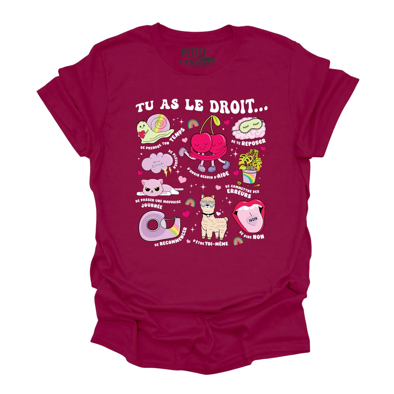 TSHIRT COL ROND | Tu as le droit ... – Image 7