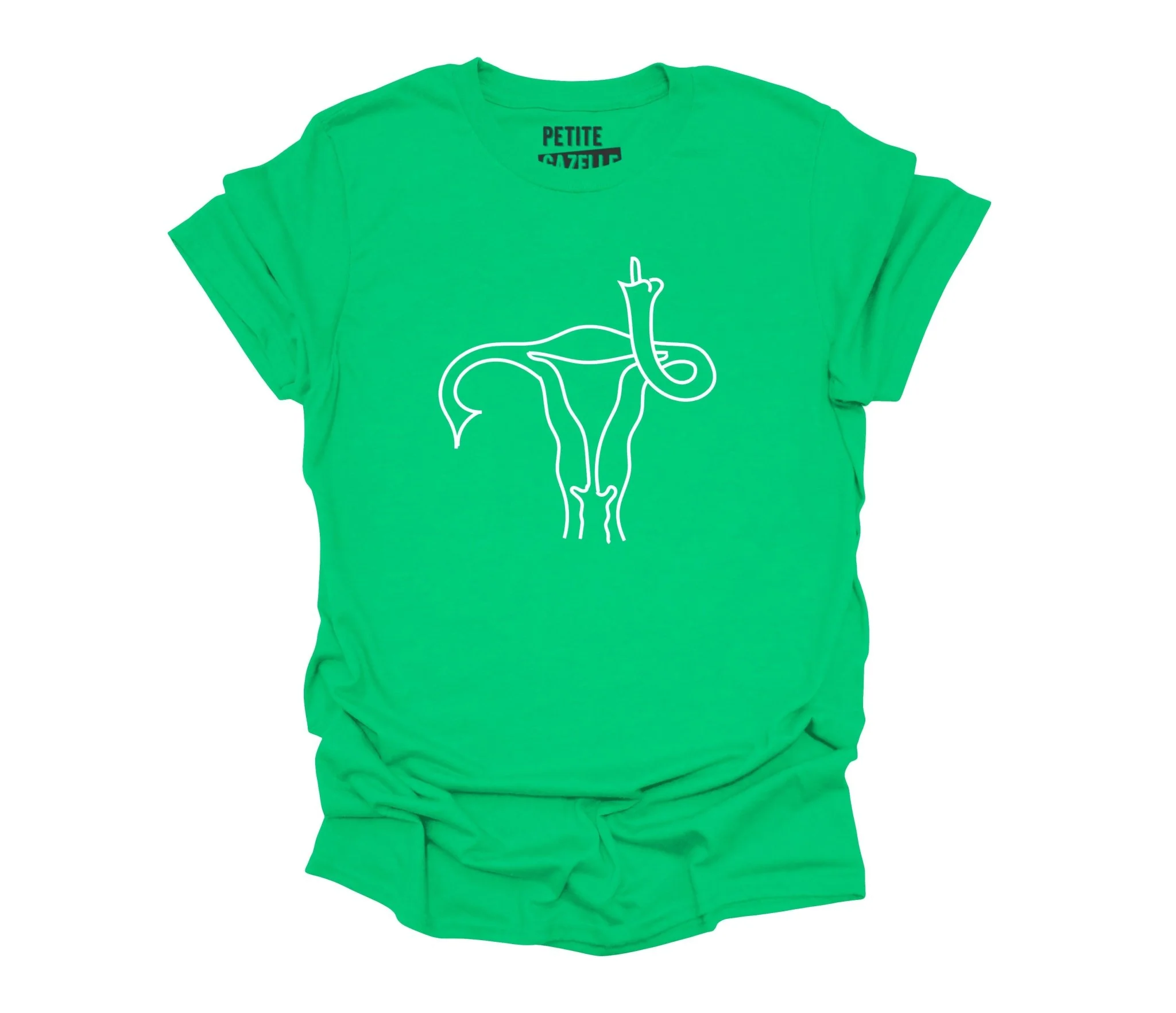 TSHIRT COL ROND | Utérus fâché qu'on se mêle de ses affaires – Image 7