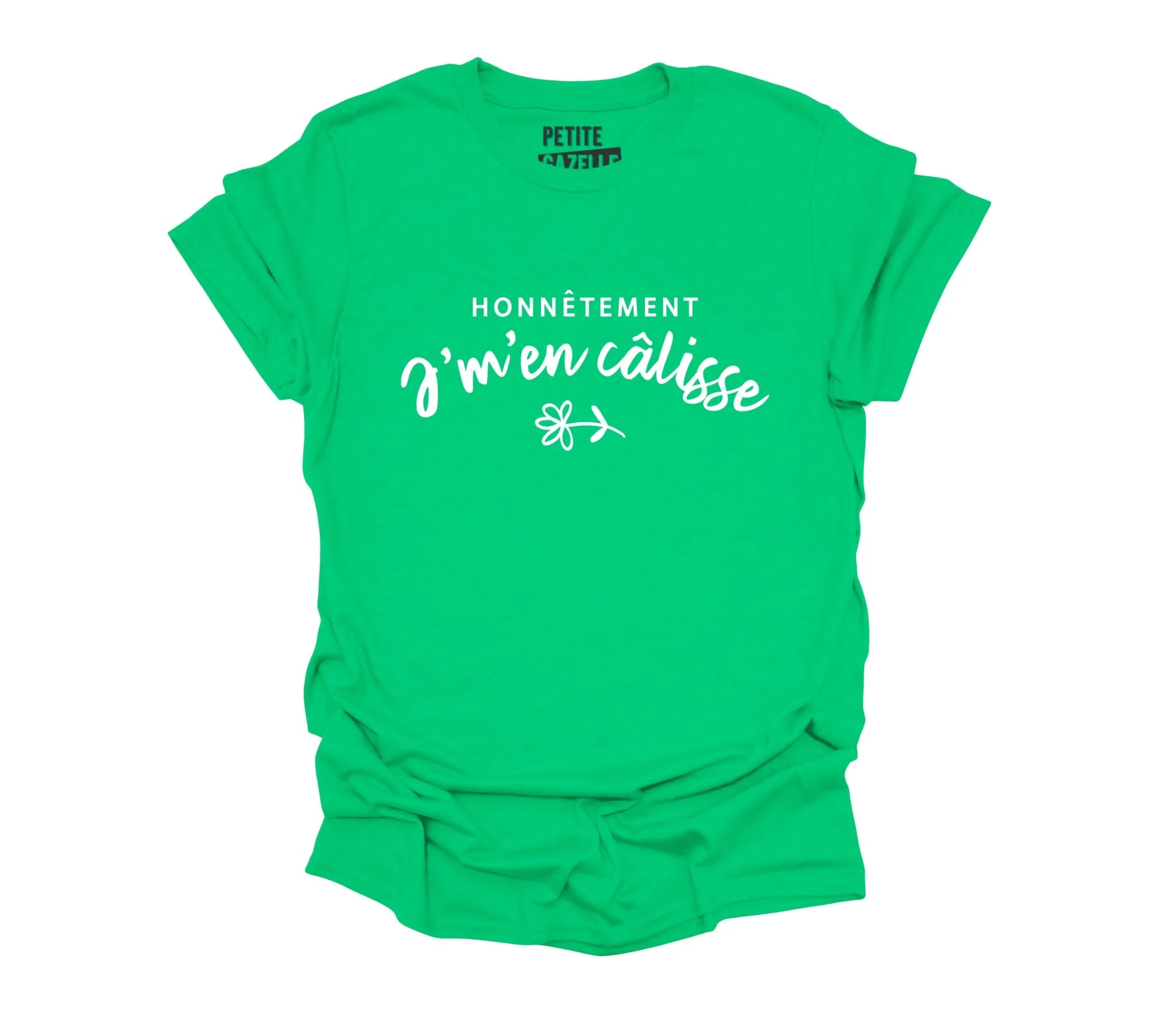 TSHIRT COL ROND | Honnêtement j'm'en calisse – Image 7
