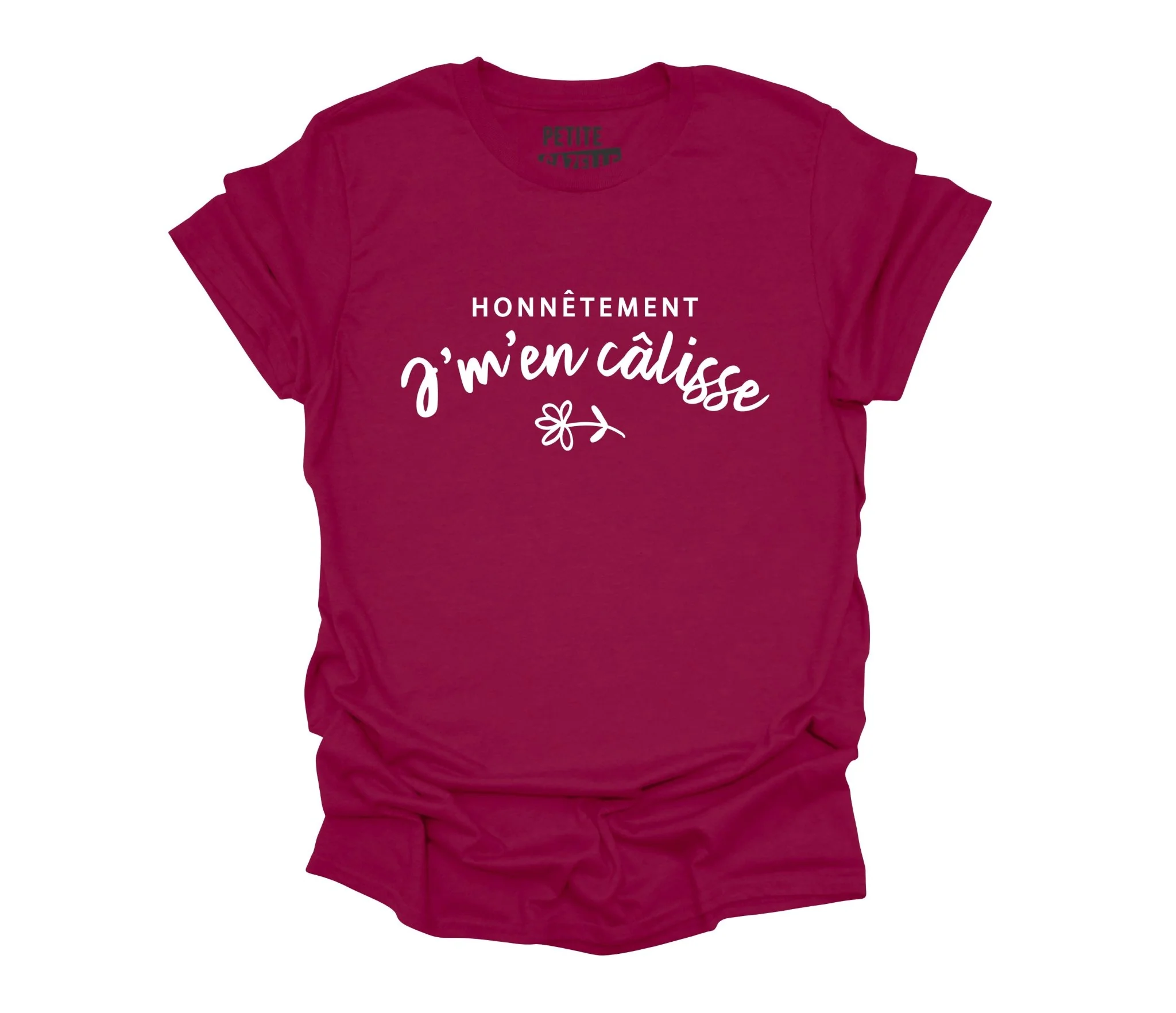 TSHIRT COL ROND | Honnêtement j'm'en calisse – Image 8