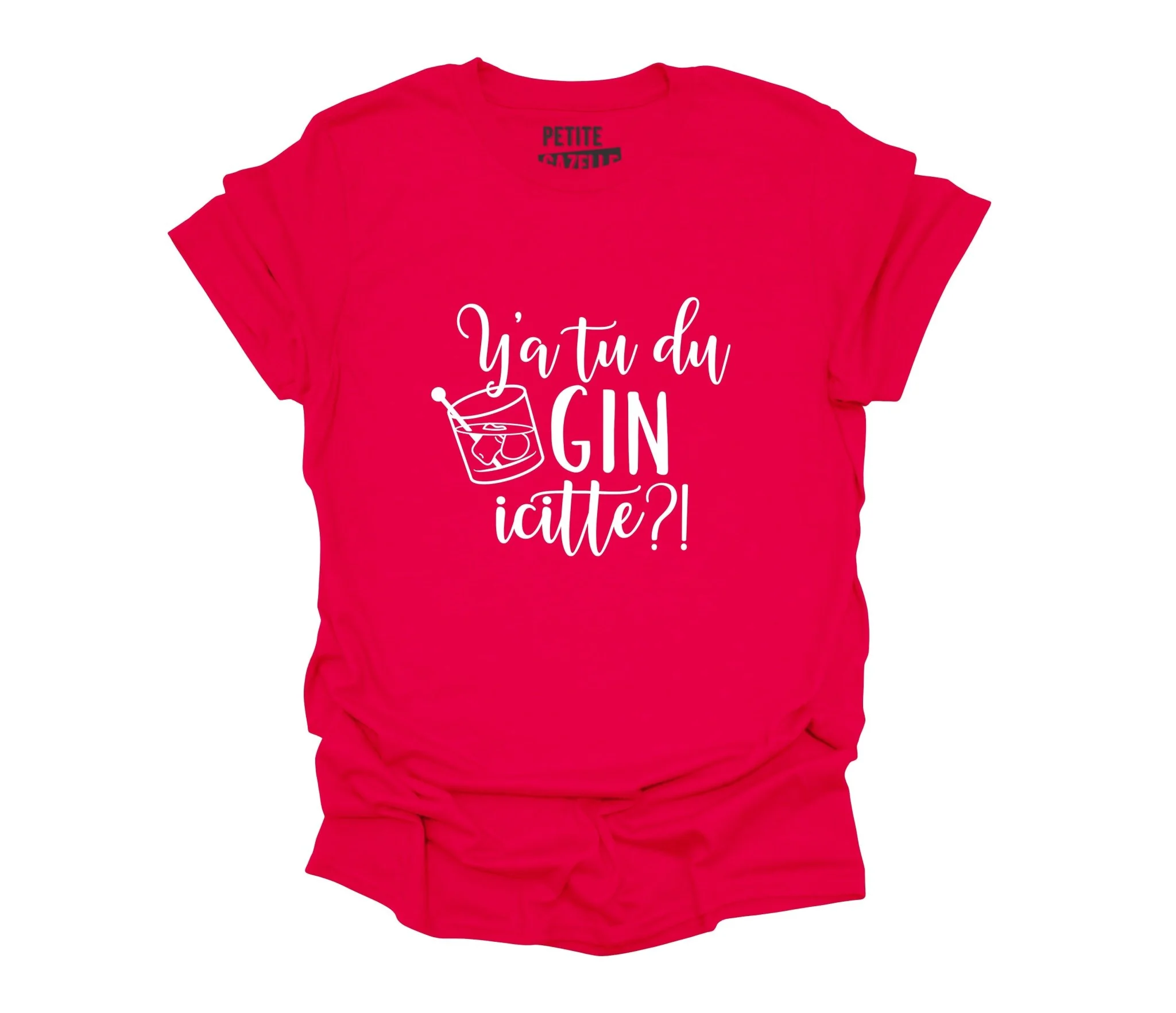 TSHIRT COL ROND | Y'a tu du gin icitte ?! – Image 9