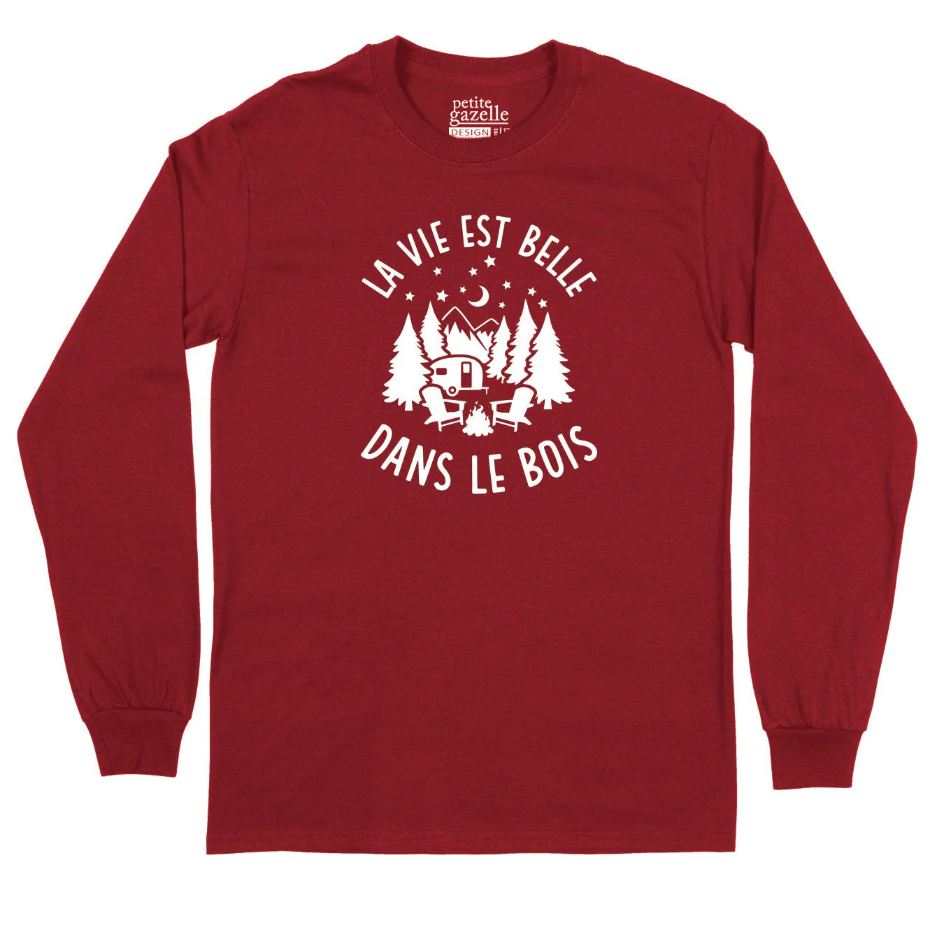 T-Shirt à manches longues | La vie est belle dans le bois – Image 3