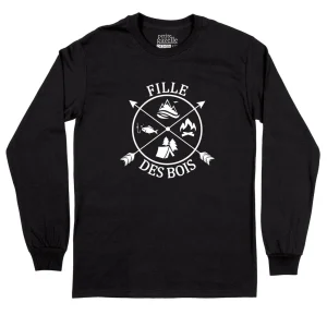 SMALL * T-shirt à manches longues Noir