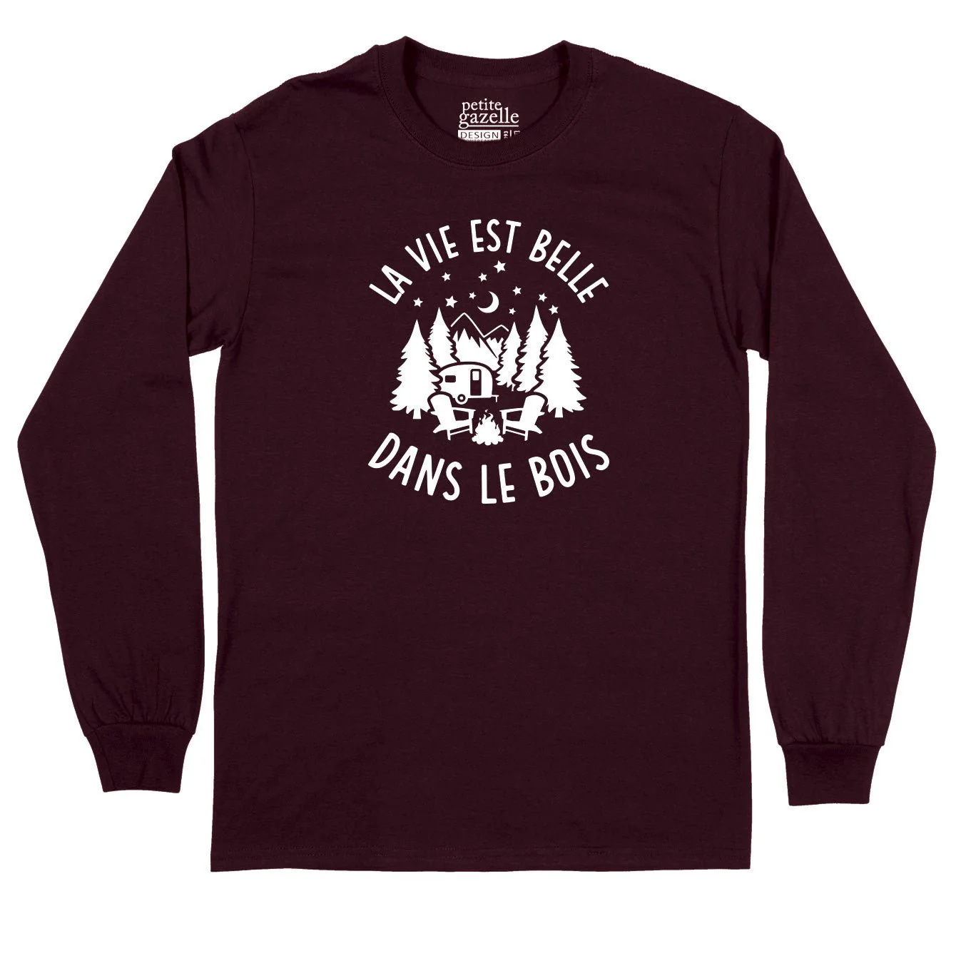 T-Shirt à manches longues | La vie est belle dans le bois – Image 5