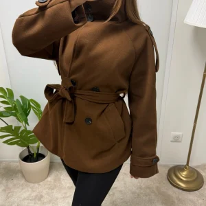 Manteau à col montant Sabrina