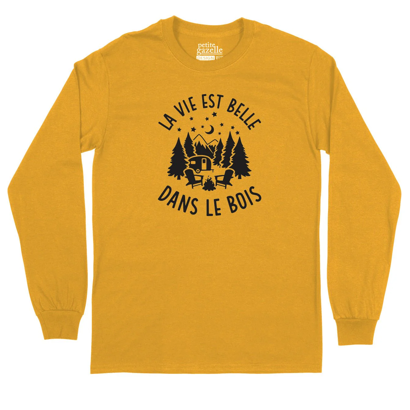 T-Shirt à manches longues | La vie est belle dans le bois – Image 8