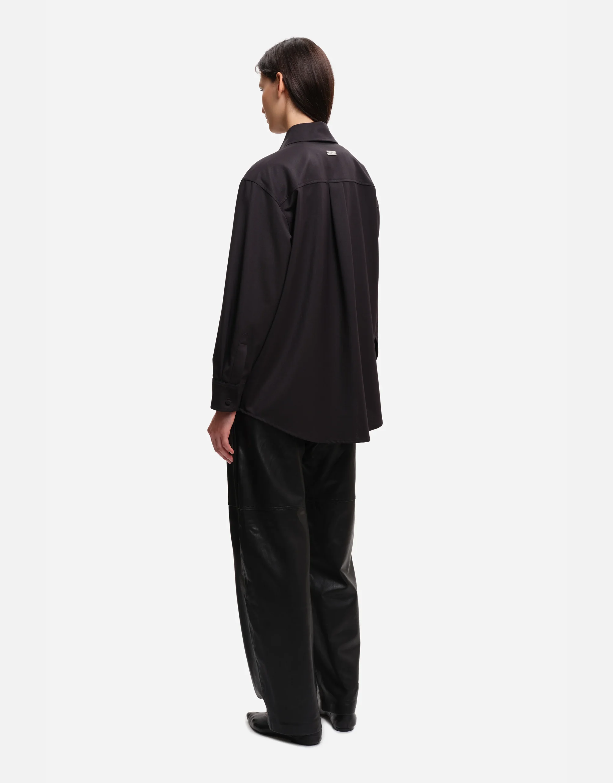 Chemise RAINS Black – Image 4