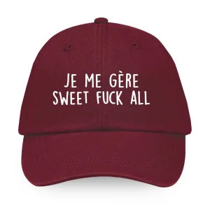 Casquette - Je me gère sweet fuck all