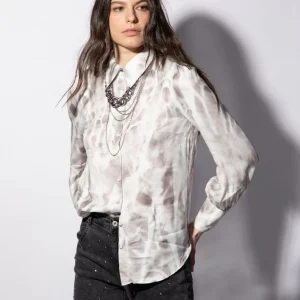 Chemise Alba en viscose manches longues