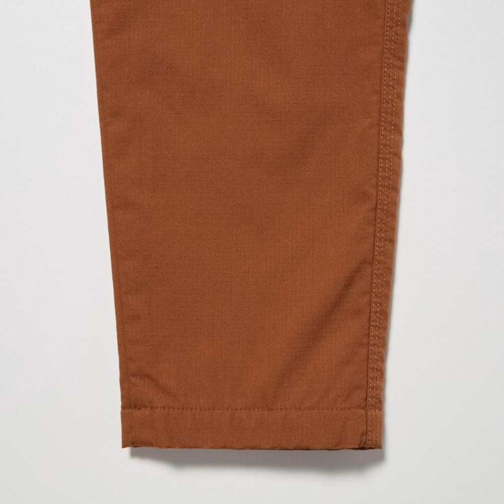 Pantalons Uniqlo Stretch Warm Doublée Baker Enfant Vert Olive O4268703 – Image 4