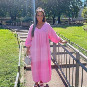 Robe Melanie gaz de coton