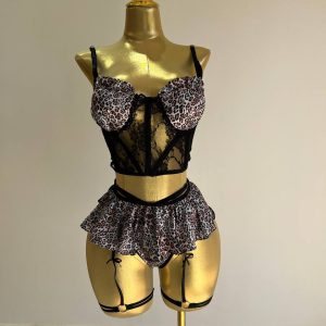Ensemble 4 Pièces Corset