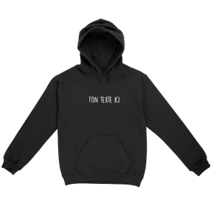 Coton ouaté unisexe avec capuchon