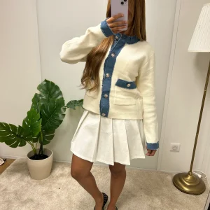 Pull boutonné Seltana polaire