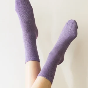 CHAUSSETTES BRILLANTES CARBONE