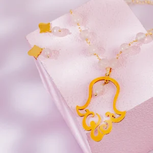 Parure Khamsa Quartz rose