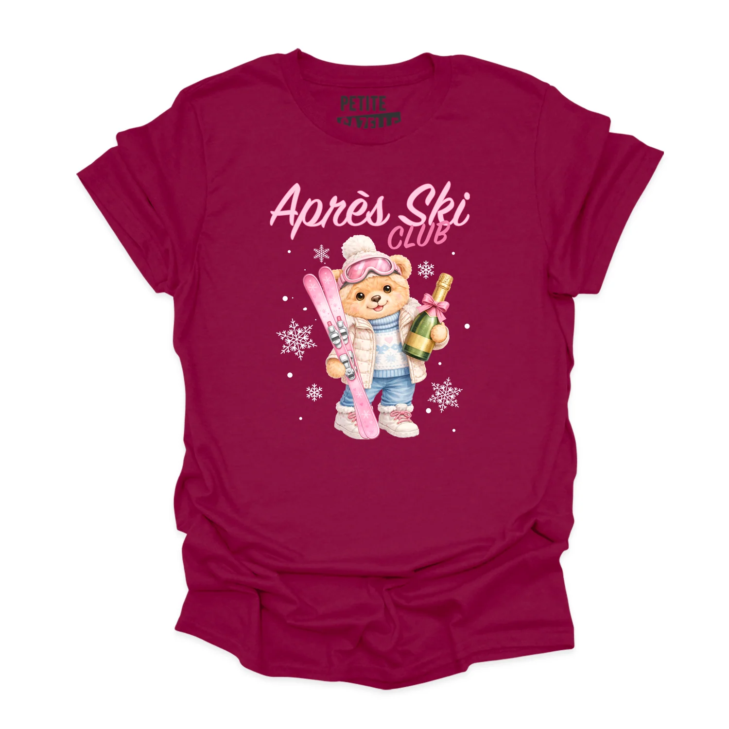 T-SHIRT COL ROND | Après Ski Ourson – Image 5