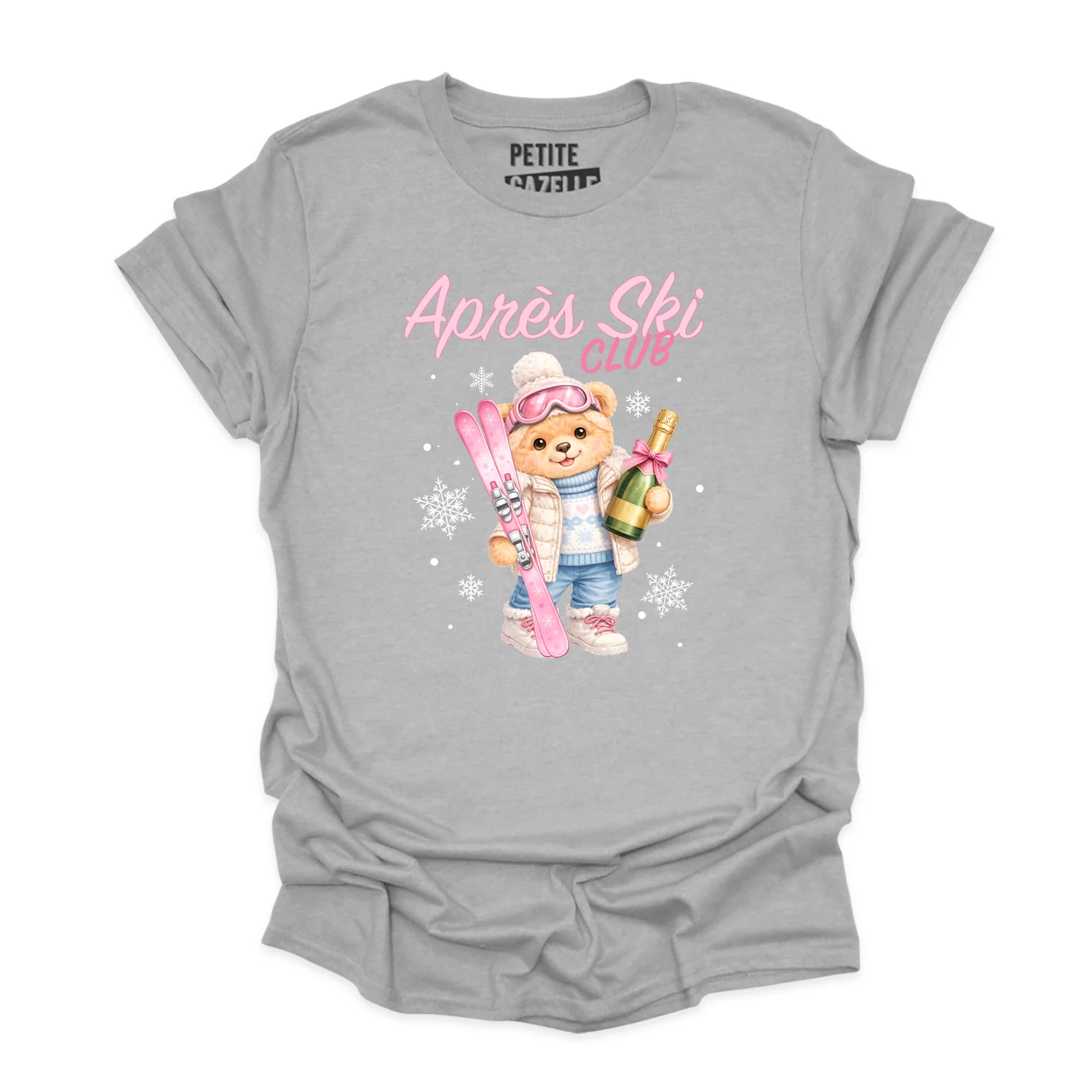 T-SHIRT COL ROND | Après Ski Ourson – Image 4