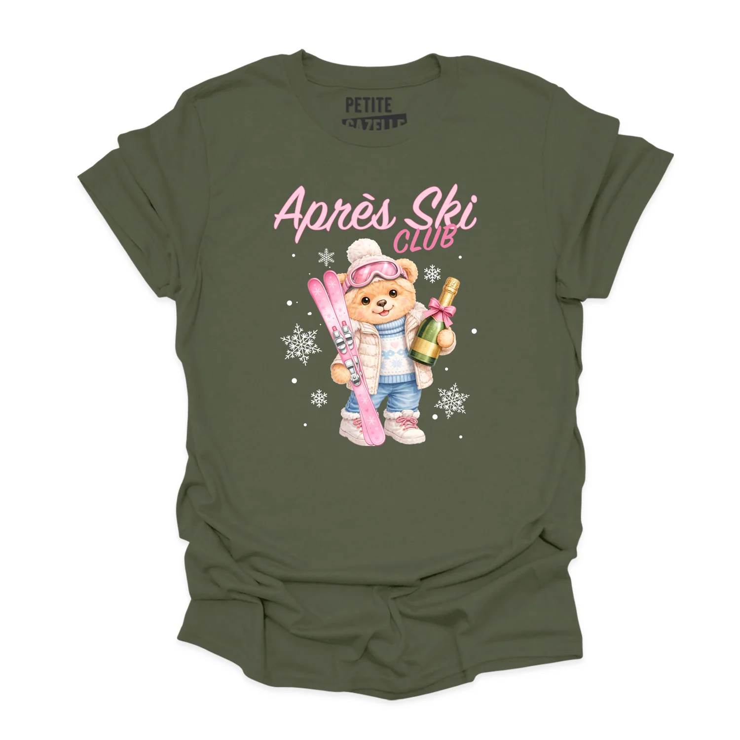 T-SHIRT COL ROND | Après Ski Ourson – Image 9