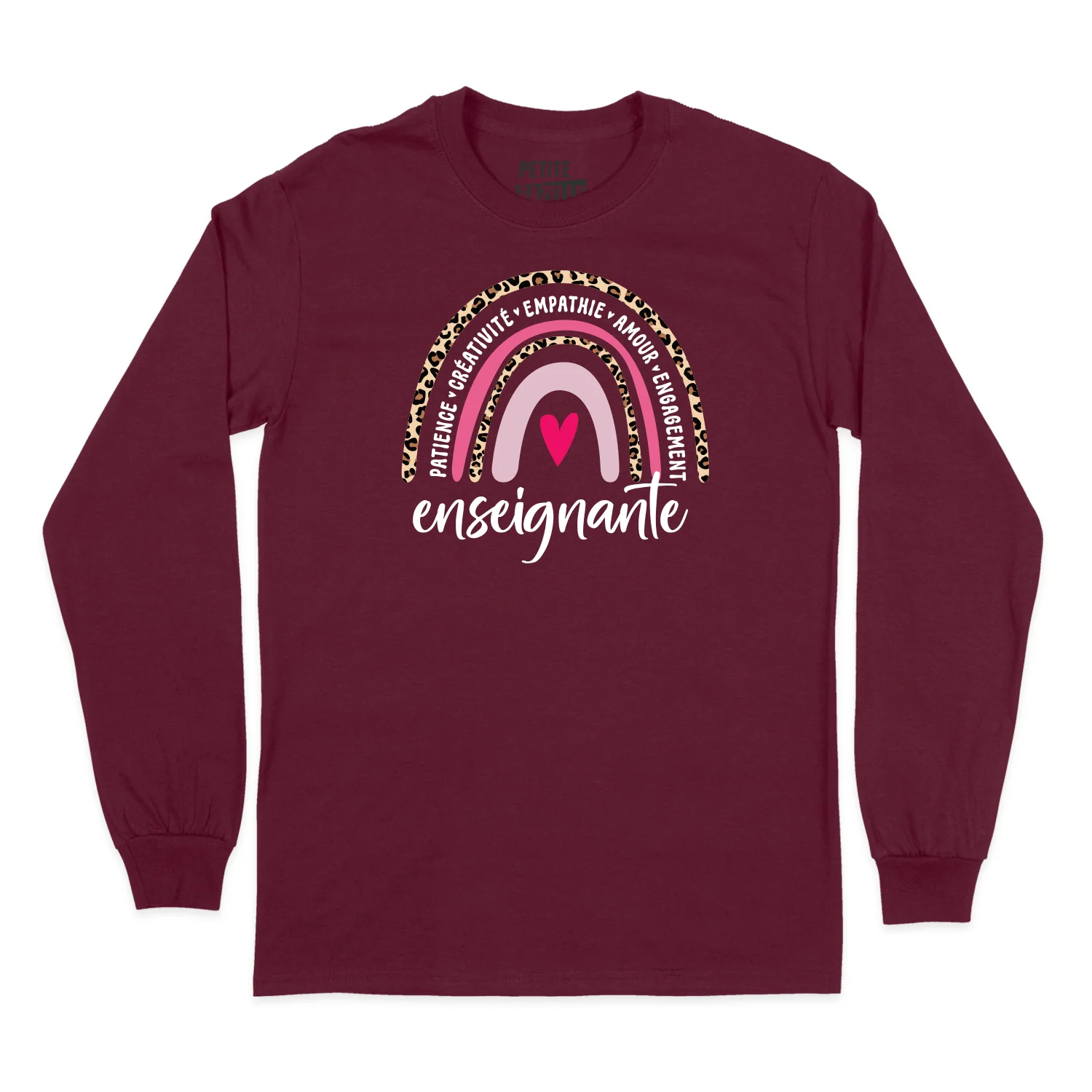 T-SHIRT À MANCHES LONGUES | Arc-en-ciel Enseignante – Image 6
