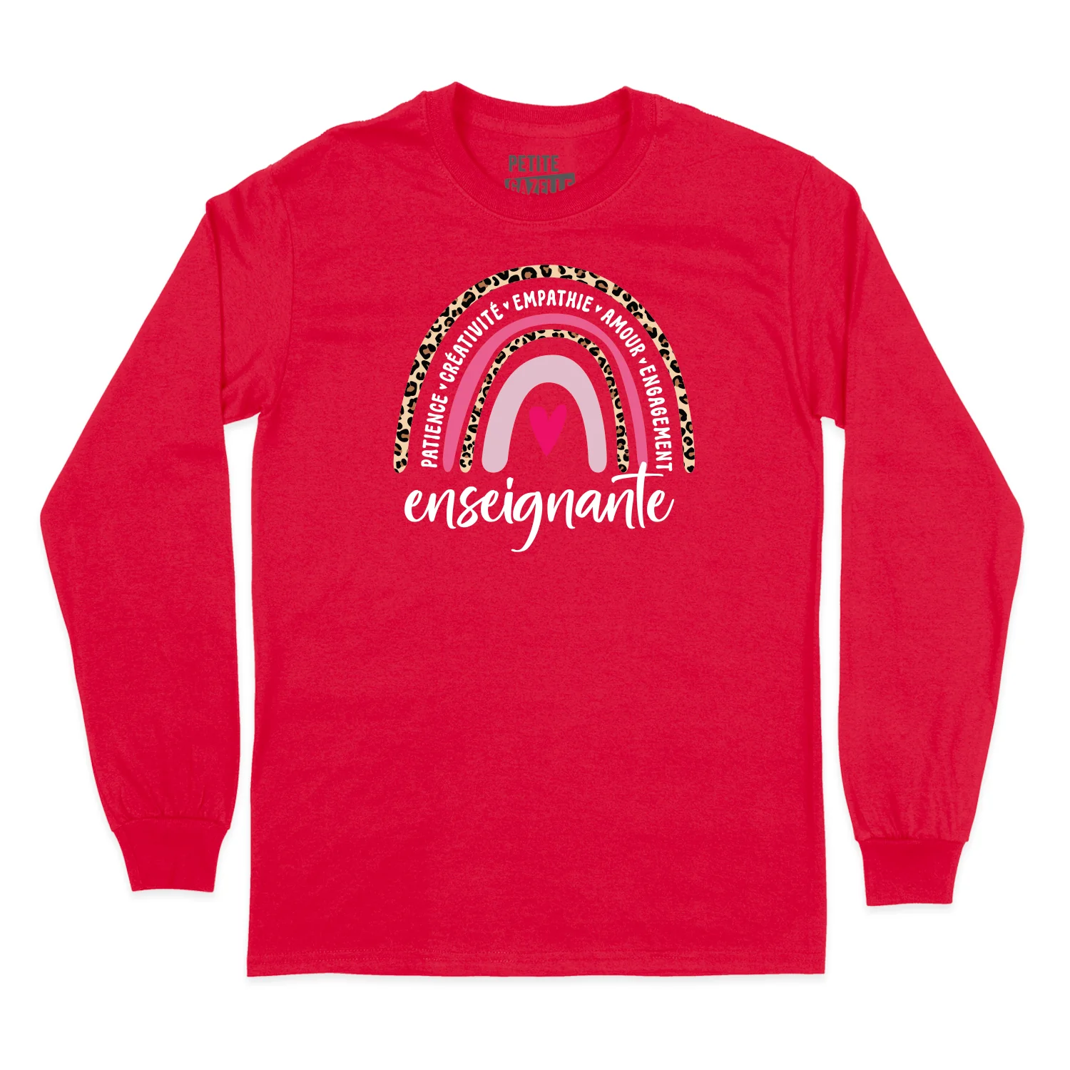 T-SHIRT À MANCHES LONGUES | Arc-en-ciel Enseignante – Image 7