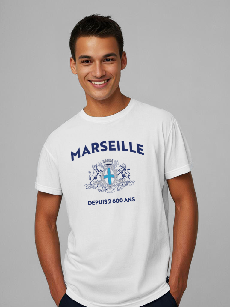 Le tee-shirt Blason de Marseille
