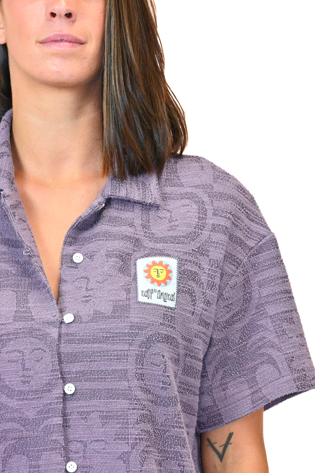 Chemise Jacquard Femme Sunny Bloom – Image 3