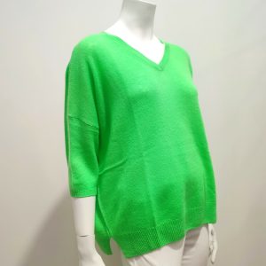 Cachemire vert fluo