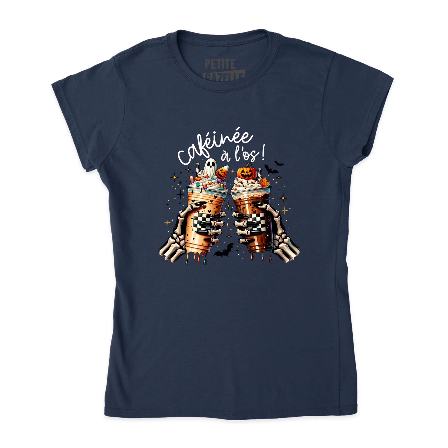 TSHIRT AJUSTÉ | Caféinée à l'os – Image 7