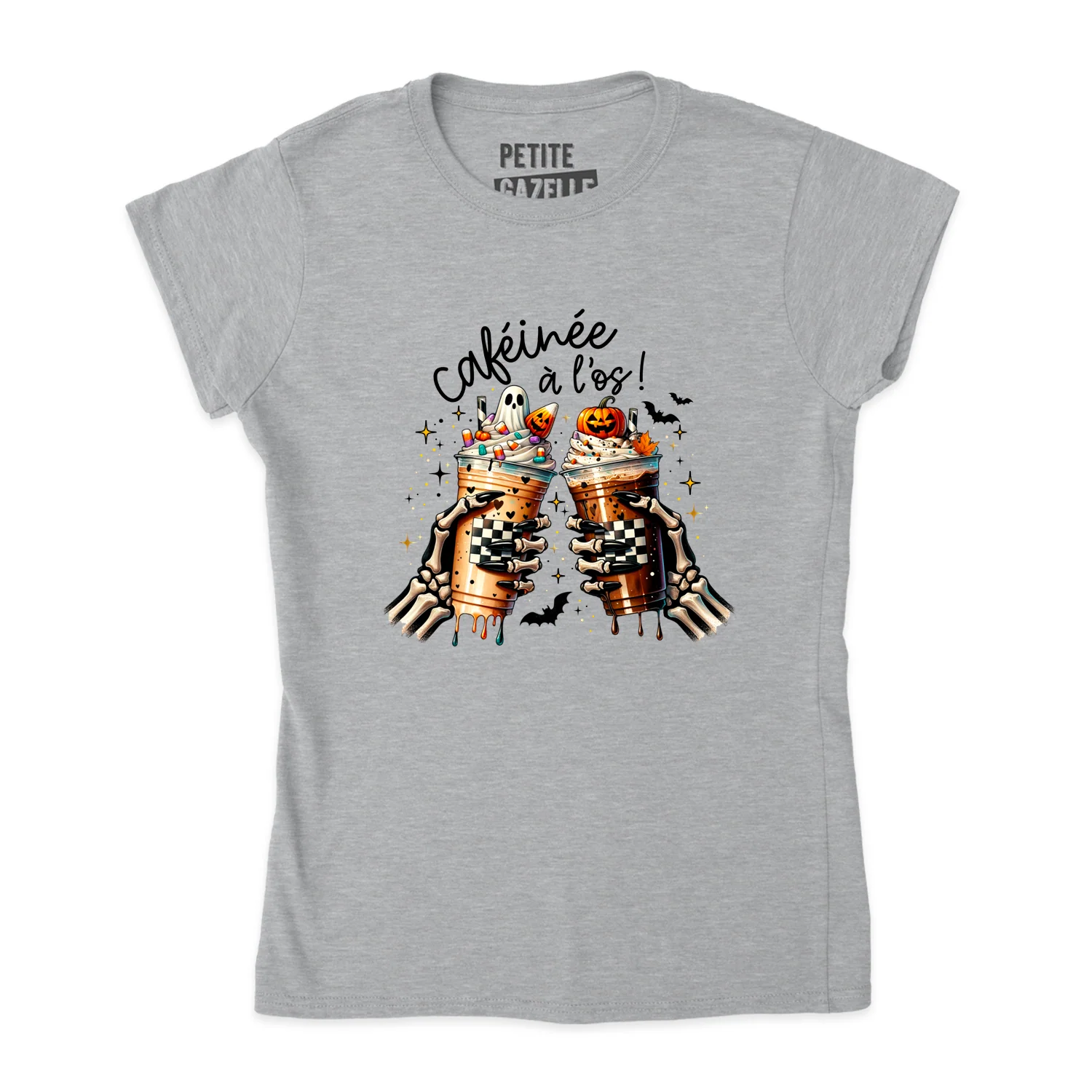 TSHIRT AJUSTÉ | Caféinée à l'os – Image 6