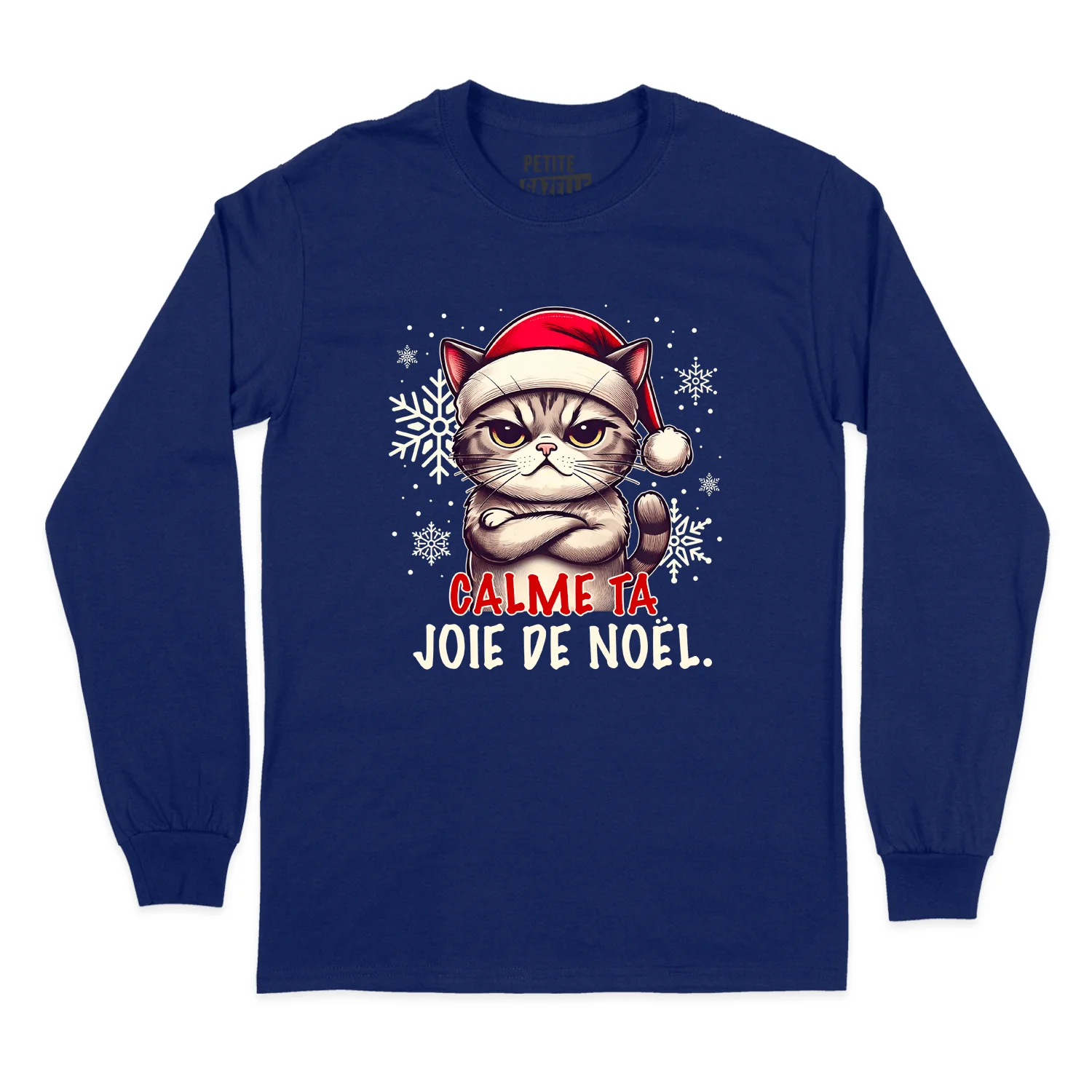 T-SHIRT À MANCHES LONGUES | Calme ta joie de Noël – Image 6