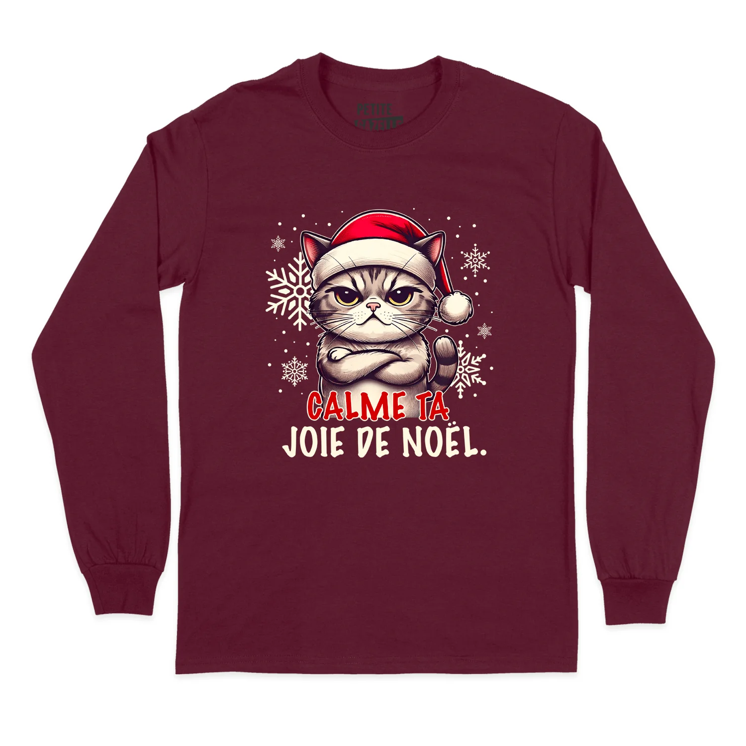 T-SHIRT À MANCHES LONGUES | Calme ta joie de Noël – Image 7