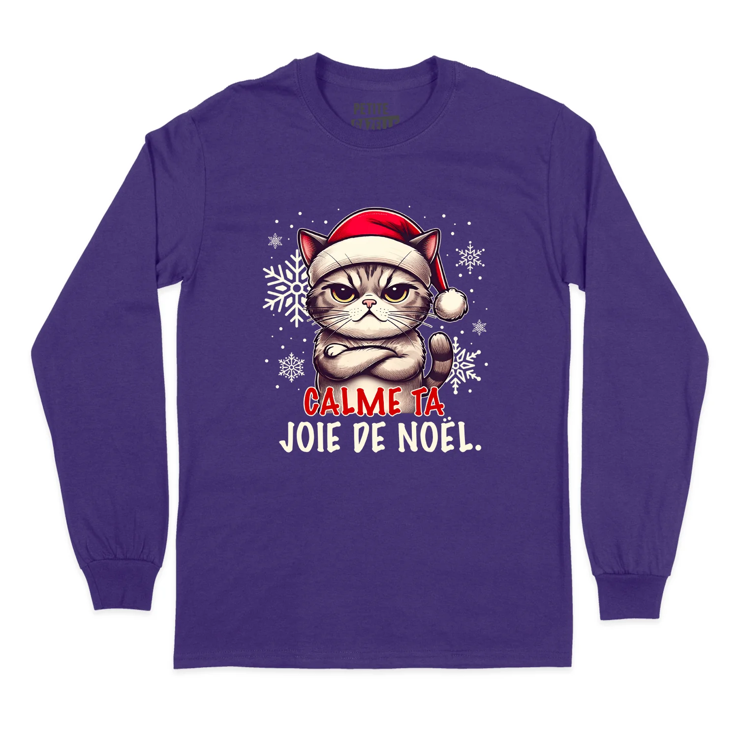 T-SHIRT À MANCHES LONGUES | Calme ta joie de Noël – Image 5