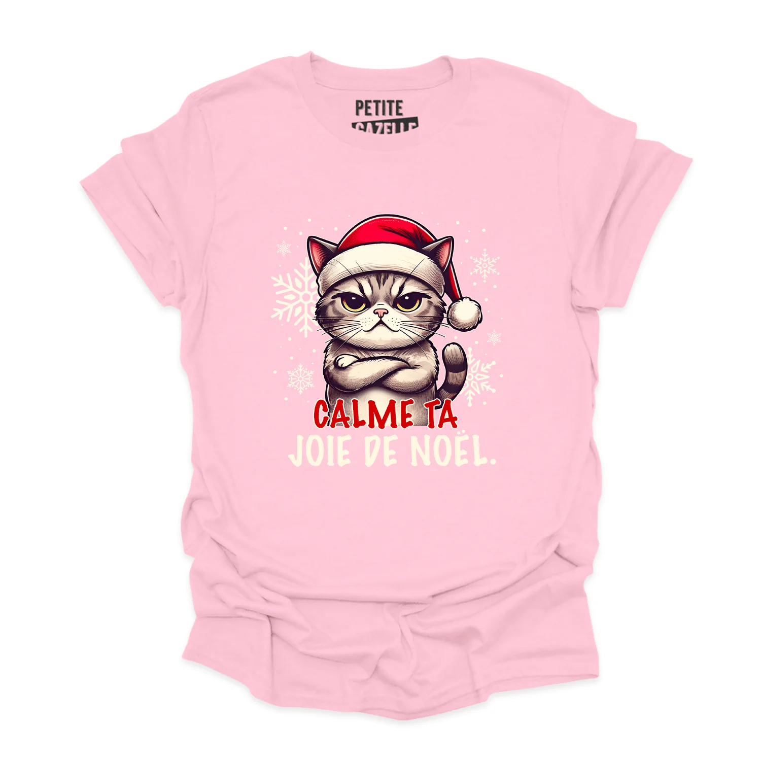 T-SHIRT COL ROND | Calme ta joie de Noël – Image 8