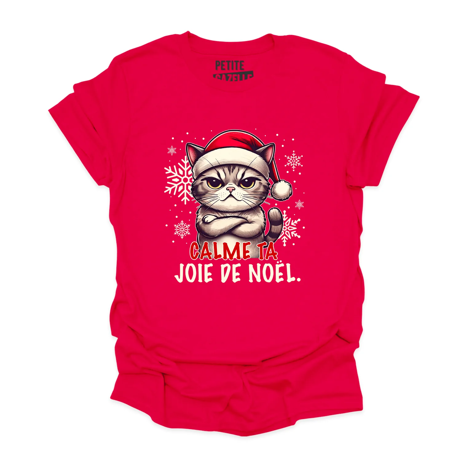 T-SHIRT COL ROND | Calme ta joie de Noël – Image 6