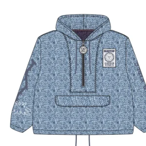 Poncho jacket good vibes