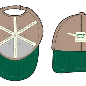 Casquette 6 panneaux Gardener