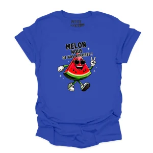 M - T-shirt Unisexe col rond royal - Melon nous de nos affaires