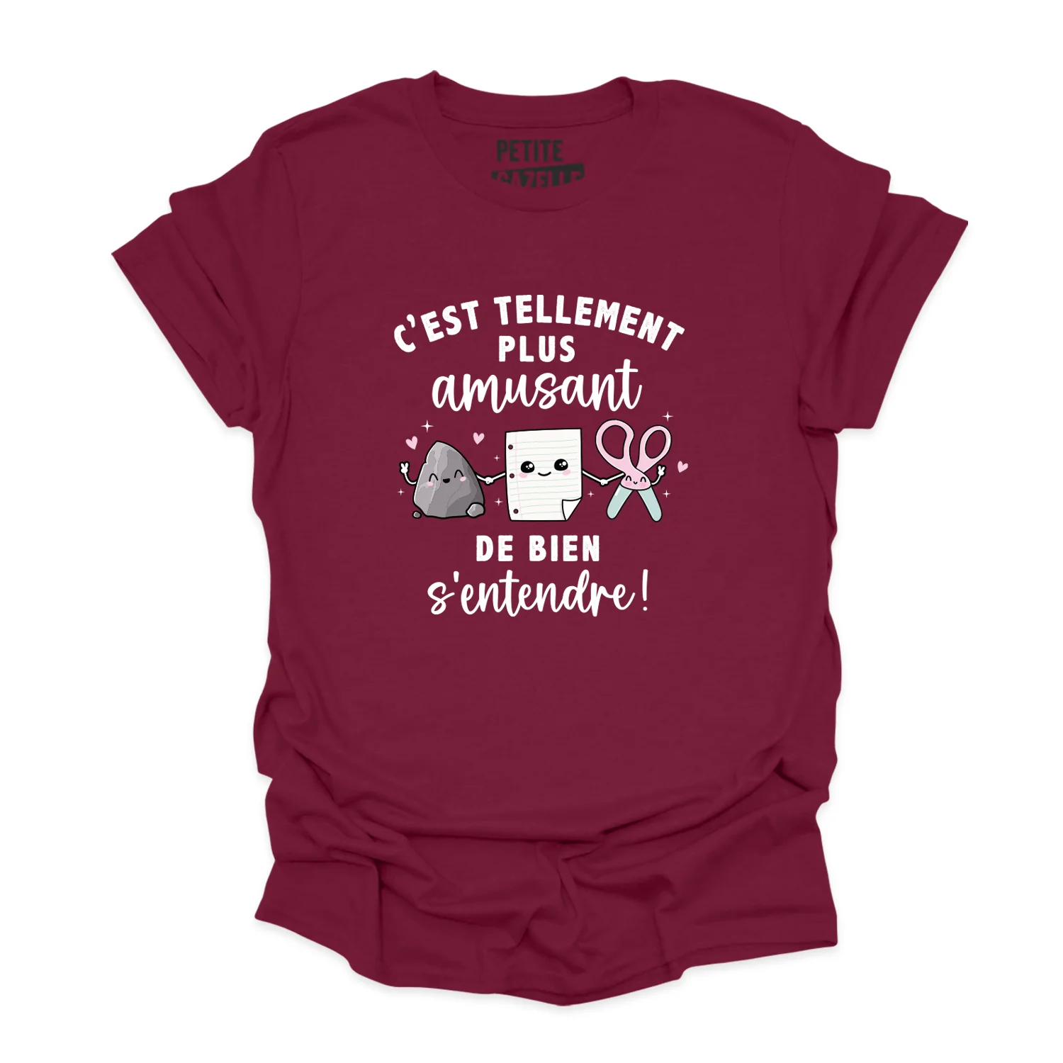 T-SHIRT COL ROND | C'est tellement plus amusant de bien s'entendre – Image 4