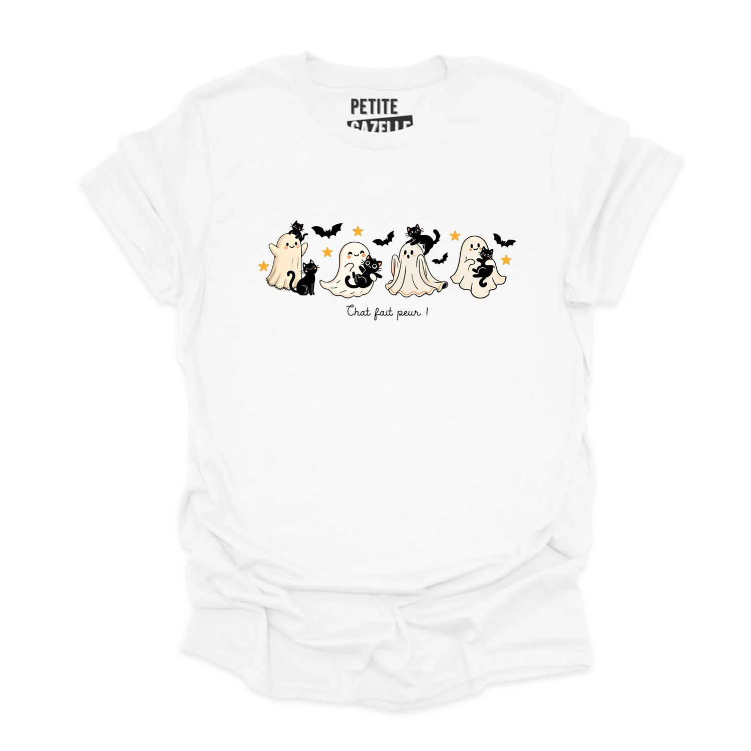 T-SHIRT COL ROND | Chat fait peur ! – Image 7