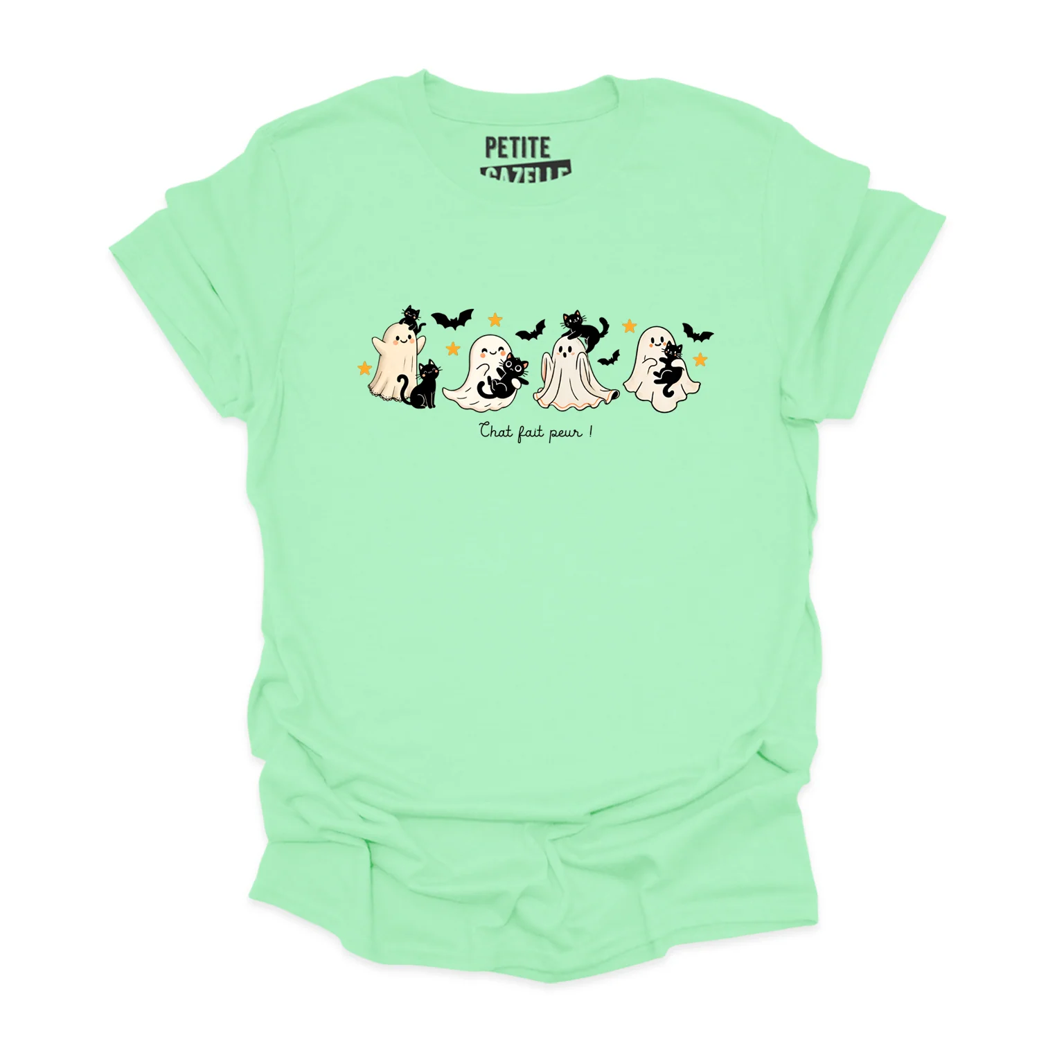 T-SHIRT COL ROND | Chat fait peur ! – Image 4