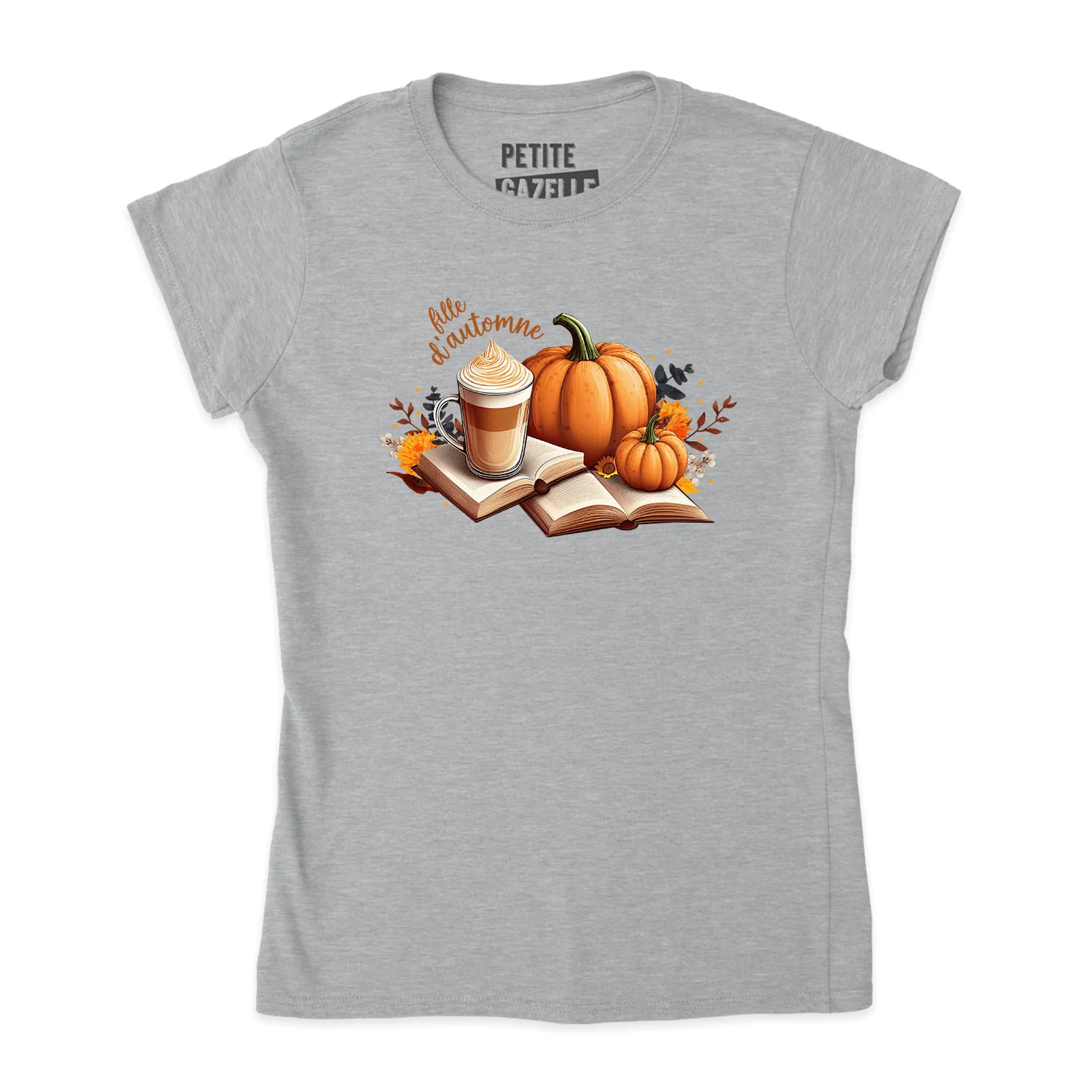 TSHIRT AJUSTÉ | Citrouille & Livres – Image 3